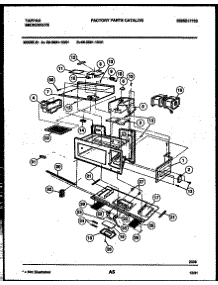 04 - Motor And Related Parts parts for Frigidaire Microwave 56-2991-00-01 from AppliancePartsPros.com