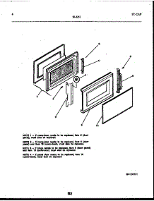 03 - Door Parts parts for Frigidaire Microwave 56-2251-00-02 from AppliancePartsPros.com