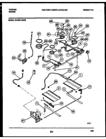 06 - Burner, Manifold And Gas Control parts for Frigidaire Range 30-3991-23-03 from AppliancePartsPros.com