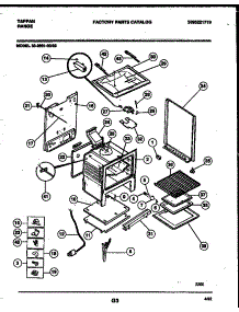 07 - Body Parts parts for Frigidaire Range 30-3991-23-03 from AppliancePartsPros.com