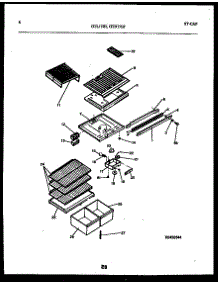 05 - Shelves And Supports parts for Frigidaire Refrigerator GTN175WH5 from AppliancePartsPros.com