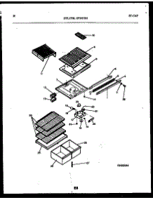 06 - Shelves And Supports parts for Frigidaire Refrigerator GTN175WH5 from AppliancePartsPros.com
