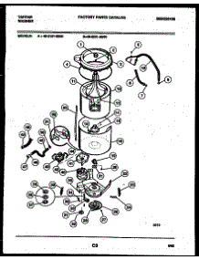 03 - Tub Detail parts for Frigidaire Washer 46-2151-00-01 from AppliancePartsPros.com