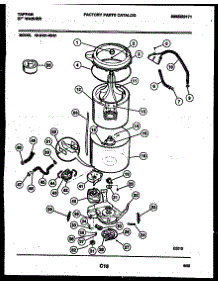 03 - Tub Detail parts for Frigidaire Washer 46-2451-00-01 from AppliancePartsPros.com