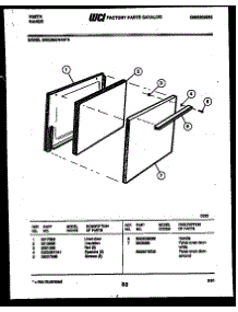03 - Door Parts parts for Frigidaire Range 24KGMAWAN6-23 from AppliancePartsPros.com