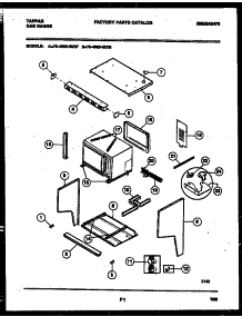 09 - Upper Body Parts parts for Frigidaire Range 76-4960-23-07 from AppliancePartsPros.com