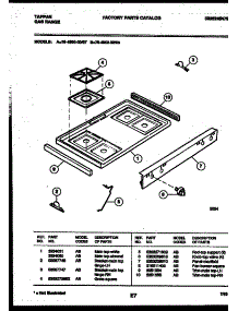 03 - Cooktop Parts parts for Frigidaire Range 76-4960-23-08 from AppliancePartsPros.com