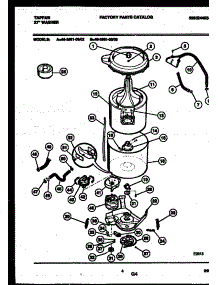 03 - Tub Detail parts for Frigidaire Washer 46-2651-00-02 from AppliancePartsPros.com
