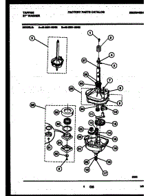 04 - Transmission Parts parts for Frigidaire Washer 46-2551-00-02 from AppliancePartsPros.com
