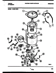 03 - Tub Detail parts for Frigidaire Washer 46-2351-00-02 from AppliancePartsPros.com