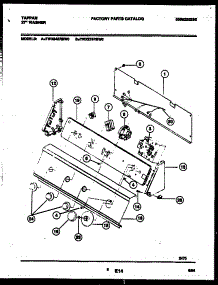 05 - Console And Control Parts parts for Frigidaire Washer TWX233RBW0 from AppliancePartsPros.com
