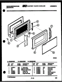 03 - Door Parts parts for Frigidaire Microwave KM484KXM1 from AppliancePartsPros.com