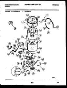 03 - Tub Detail parts for Frigidaire Washer LA300MXD2 from AppliancePartsPros.com