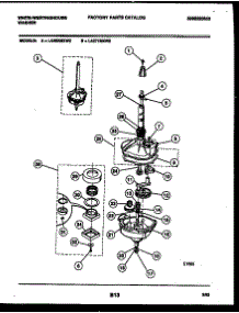04 - Transmission Parts parts for Frigidaire Washer LA271MXW2 from AppliancePartsPros.com