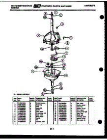 07 - Transmission Parts parts for Frigidaire Washer LA271JXW4 from AppliancePartsPros.com