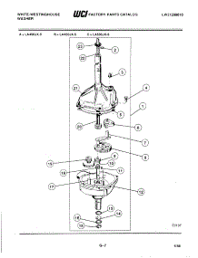 07 - Transmission Parts parts for Frigidaire Washer LA450JXW5 from AppliancePartsPros.com