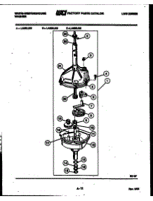 07 - Transmission Parts parts for Frigidaire Washer LA560JXD5 from AppliancePartsPros.com