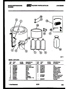 07 - Motor, Transmission And Drive Parts parts for Frigidaire Washer LA800JXD5 from AppliancePartsPros.com