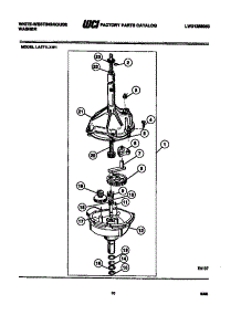 07 - Transmission Parts parts for Frigidaire Washer LA271LXW1 from AppliancePartsPros.com
