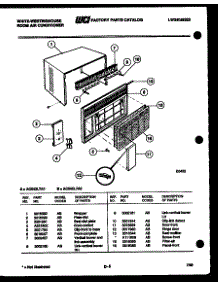 03 - Air Handling Parts parts for Frigidaire Air Conditioner AC042L7A1 from AppliancePartsPros.com