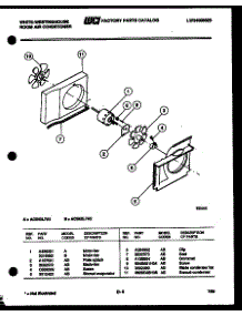 05 - Cabinet And Installation Parts parts for Frigidaire Air Conditioner AC043L7A1 from AppliancePartsPros.com