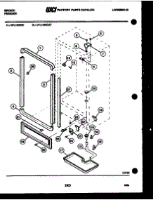 03 - Cabinet Parts parts for Frigidaire Freezer UFL1463CA7 from AppliancePartsPros.com