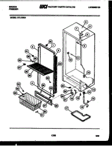 03 - Shelves And Supports parts for Frigidaire Freezer UFL1950A from AppliancePartsPros.com