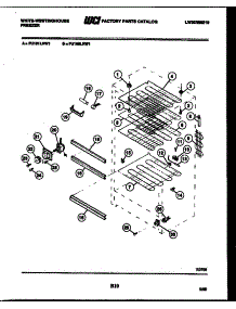 04 - Shelves And Supports parts for Frigidaire Freezer FU161LRW1 from AppliancePartsPros.com