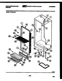 03 - Shelves And Supports parts for Frigidaire Freezer FU169LRW1 from AppliancePartsPros.com