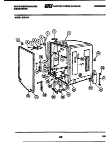 05 - Tub And Frame Parts parts for Frigidaire Dishwasher SU211MV from AppliancePartsPros.com