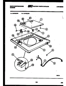 03 - Top Parts parts for Frigidaire Washer LA415LXW1 from AppliancePartsPros.com