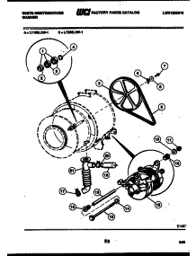 05 - Drive Components parts for Frigidaire Washer LT250LXW1 from AppliancePartsPros.com