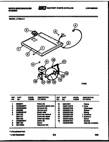 03 - Top Parts parts for Frigidaire Washer LT700LXD1 from AppliancePartsPros.com