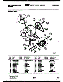 07 - Drive Components parts for Frigidaire Washer LT700LXD1 from AppliancePartsPros.com