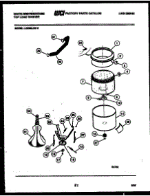05 - Tubs And Water Inlet parts for Frigidaire Washer LC590LXW0 from AppliancePartsPros.com