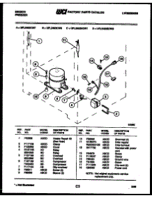 05 - System Parts parts for Frigidaire Freezer UFL2483CW8 from AppliancePartsPros.com