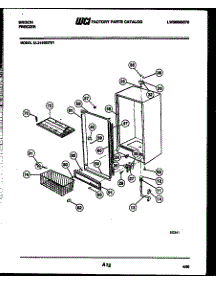 03 - Cabinet Parts parts for Frigidaire Freezer UL2164ECW1 from AppliancePartsPros.com