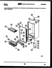 03 - Cabinet Parts parts for Frigidaire Freezer UL2483ECW1 from AppliancePartsPros.com