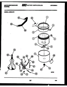 04 - Tubs And Water Inlet parts for Frigidaire Washer LC550LXD1 from AppliancePartsPros.com