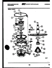 06 - Motor Pump Parts parts for Frigidaire Dishwasher WU180TW1 from AppliancePartsPros.com