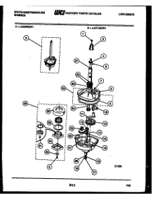 04 - Transmission Parts parts for Frigidaire Washer LA300MXD1 from AppliancePartsPros.com