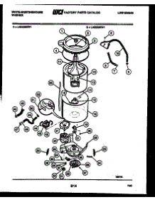 03 - Tub Detail parts for Frigidaire Washer LA625MXW1 from AppliancePartsPros.com