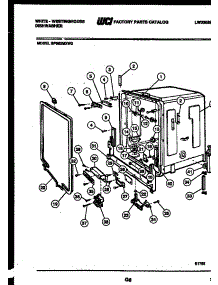 05 - Tub And Frame Parts parts for Frigidaire Dishwasher SP560MXW2 from AppliancePartsPros.com