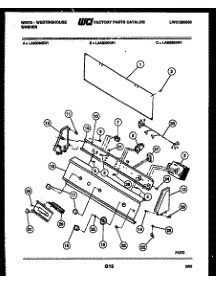 05 - Console And Control Parts parts for Frigidaire Washer LA500MXW1 from AppliancePartsPros.com