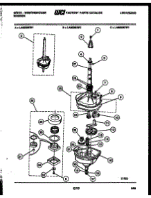 04 - Transmission Parts parts for Frigidaire Washer LA500MXD1 from AppliancePartsPros.com