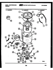 03 - Tub Detail parts for Frigidaire Washer LA600MXH1 from AppliancePartsPros.com
