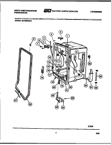 03 - Tub And Frame Parts parts for Frigidaire Dishwasher SU180MXRV3 from AppliancePartsPros.com