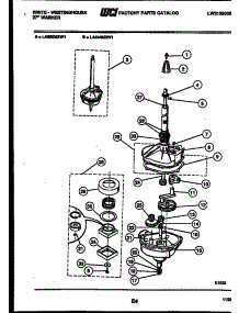 04 - Transmission Parts parts for Frigidaire Washer LA444MXW1 from AppliancePartsPros.com