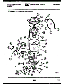 03 - Tub Detail parts for Frigidaire Washer LA450MXD1 from AppliancePartsPros.com