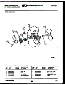 03 - Cam parts for Frigidaire Dishwasher SU220NXRD1 from AppliancePartsPros.com